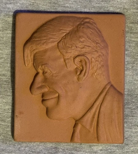 Frankoma Art Pottery Will Rogers Plaque