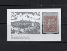 S9811 Lithuania 1997 Premier Livre Lituanien FEUILLE MNH