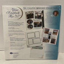 Creative Memories 12 x 12 White Scrapbook Pages Refill 15 Sheets RCM-12S