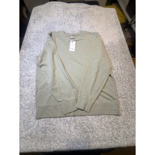 Goodfellow  Co Mens Crewneck Long Sleeve Sweatshirt Light Sage Green Size L NWT