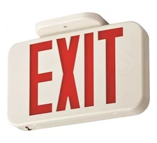 Contractor Select Integrated LED White Exit Sign Color/Finish Family
