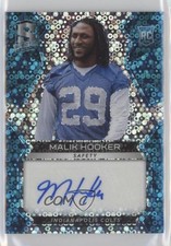 2017 Panini Spectra Rookie Neon Blue Prizm 12/75 Malik Hooker #190 Auto l1f