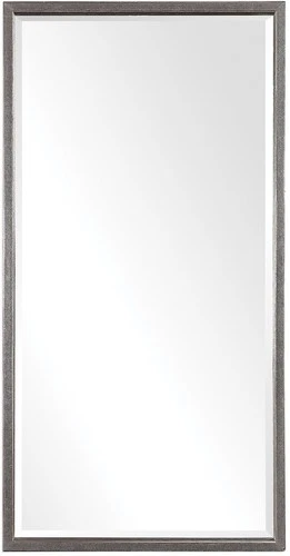 Uttermost 09407 Gabelle 32" W x 62" H Rectangular Glass Framed - Silver - Picture 1 of 5