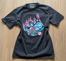 Volcom Boys Size L 14 Black Skateboard Flame ...