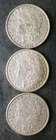 1878, 1879, and 1880 $1 Morgan Silver Dollars