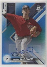 2019 Bowman Platinum Wal-Mart Top Prospects Blue Foil Taylor Widener Auto 08kw