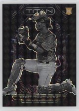 2023 Panini Chronicles Titan Black Finite Prizm 1/1 Endy Rodriguez #4 b4d