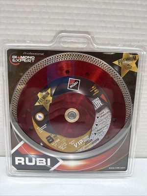 Rubi Tools Vip Turbo Mesh 8 Inch Premium Turbo Rim Diamond Blade For Hard