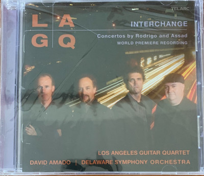 Los Angeles Guitar Quartet LAGQ - Interchange Rodrigo 2010 Telarc Sealed New CD