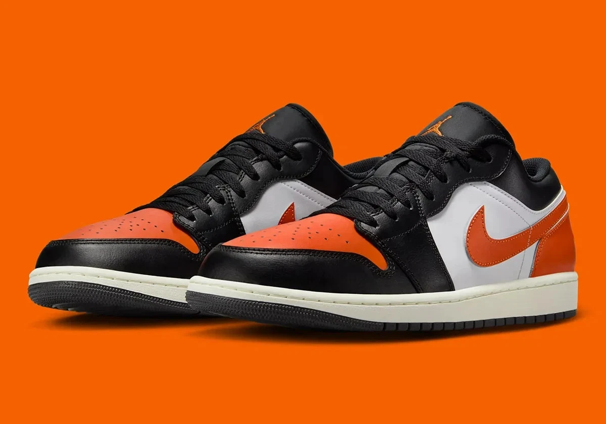 Nike Air Jordan 1 Low Shattered Backboard Orange 553558-081 Men's
