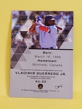 Topps Vladimir Guerrero Baseball Autographed Sports Trading Topps Vladimir Guerrero Baseball Autographed Sports Trading