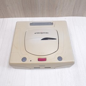 Sega Saturn white Console with 2 Virtua Gun controllers & 5 games Japanese