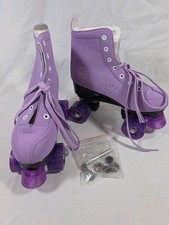 Xudrez Purple Womens Sz 37 US W6.5 Roller Skates Multi Color Light Up Wheels
