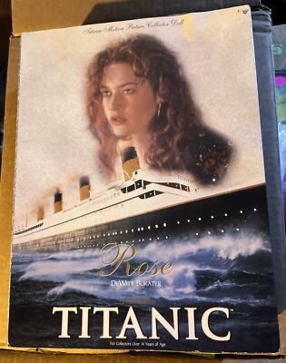 Titanic Motion Picture Rose DeWitt Bukater Doll In Box Kate Winslet 1998 Galoob