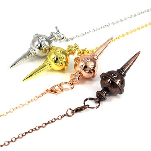 Healing Reiki Spiritual Ball Metal Copper Pendulum Pendant Dowsing Divination - Picture 3 of 14