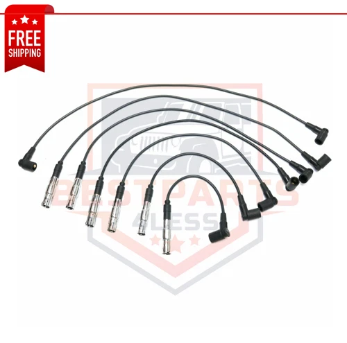 Juego de 6 cables de bujía nuevos para Mercedes 190 Mercedes-Benz 300E 190E 300SE Foto 2 de 4