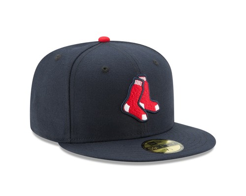 Boston Red Sox New Era Official AC Performance Alternate Navy 59FIFTY Hat - Picture 2 of 6