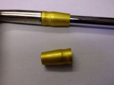 1ea Golf Iron Ferrule Metal Aluminum "Gold" 4.5g .355/370 Shafts, Made in USA