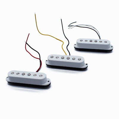 Artec SSA12 Vintage Staggered Alnico 5 Single Coil Tonabnehmer Set für Strat Gitarre