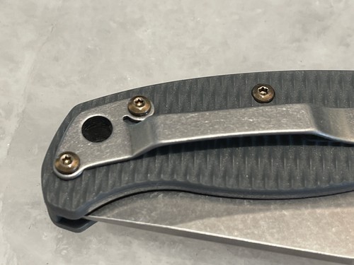 Juego de tornillos de acero inoxidable de bronce dorado para cuchillo Demko 20.5 pivote, escala y clip de bolsillo - Imagen 4 de 7