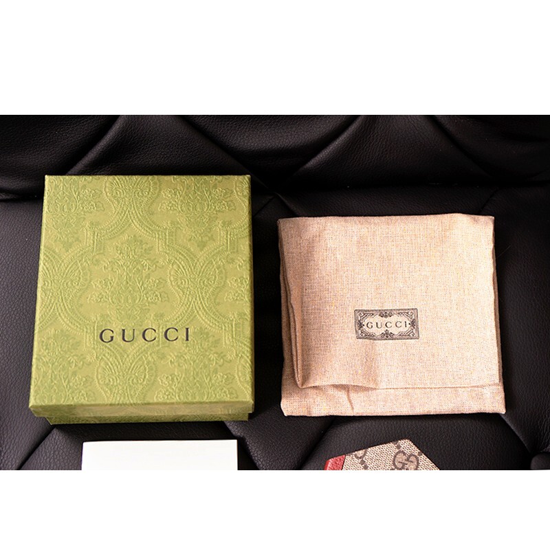 NEW $200 GUCCI Whimsy DERPY CAT GG Supreme Coated Canvas NEW $200 GUCCI Whimsy DERPY CAT GG Supreme Coated Canvas