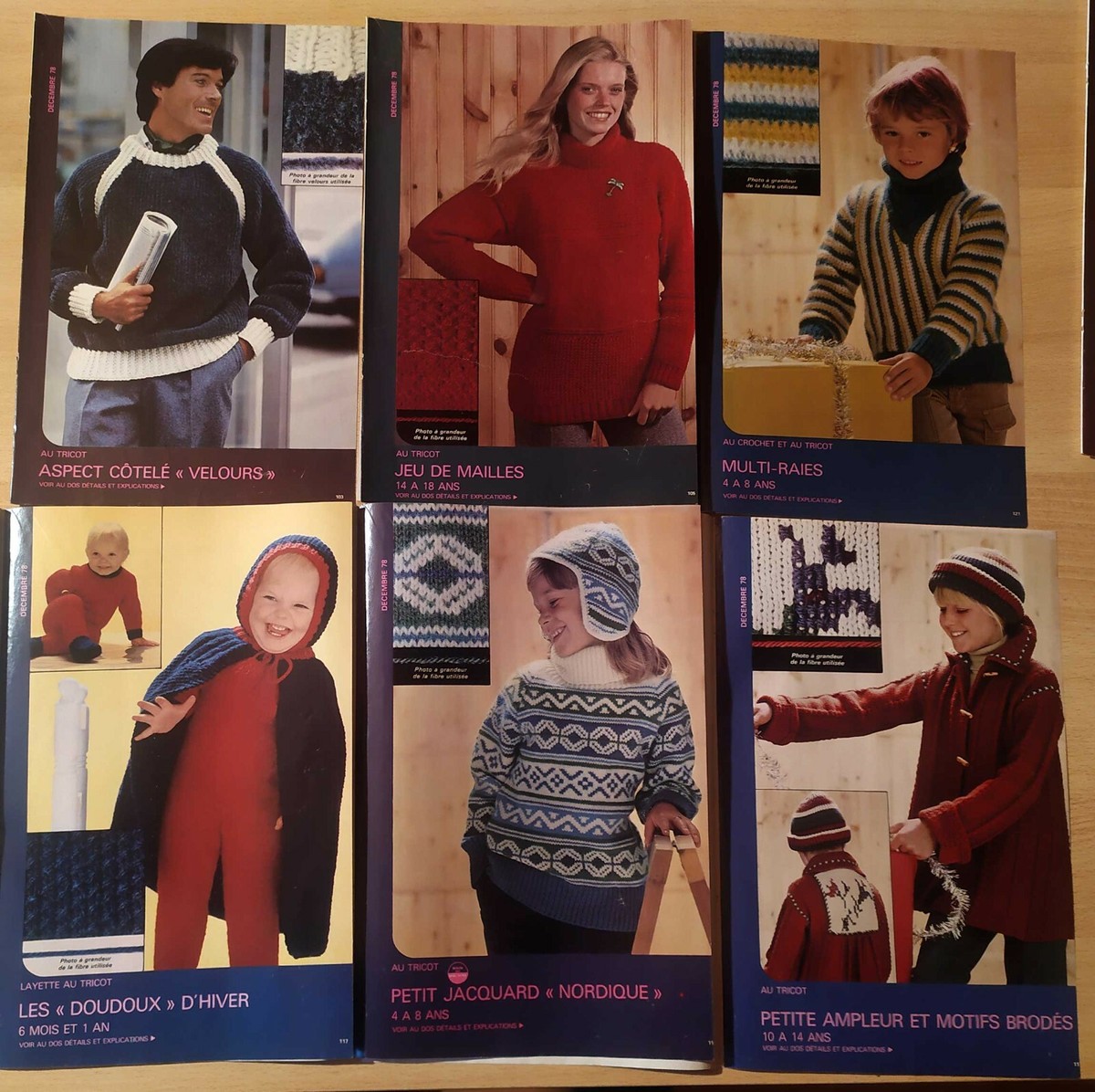 Cahier Modes Et Travaux Tricot Crochet - Année 1978, Modèles Variés