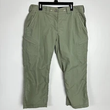 Exofficio Cargo Pants Nylon capri Green Womens 8 Outdoor Gorpcore Camping
