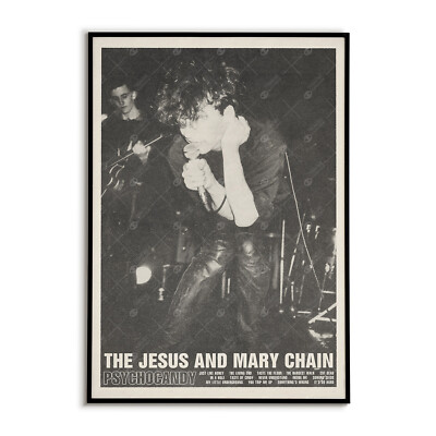 Jesus and Mary Chain Psychocandy Poster | 80s Alternative Rock