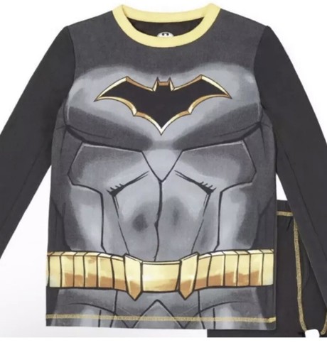 Batman Boys 2 Pc Poly Thermal Underwear Size 10/12 - Picture 2 of 4