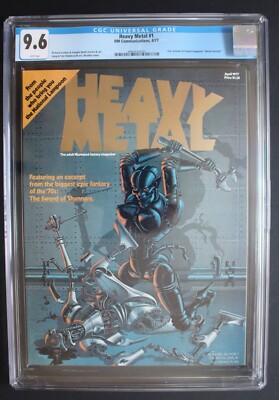 HEAVY METAL #1 MOEBIUS DRUILLET BODE CORBEN Hildebrandt 1977 Magazine CGC 9.6