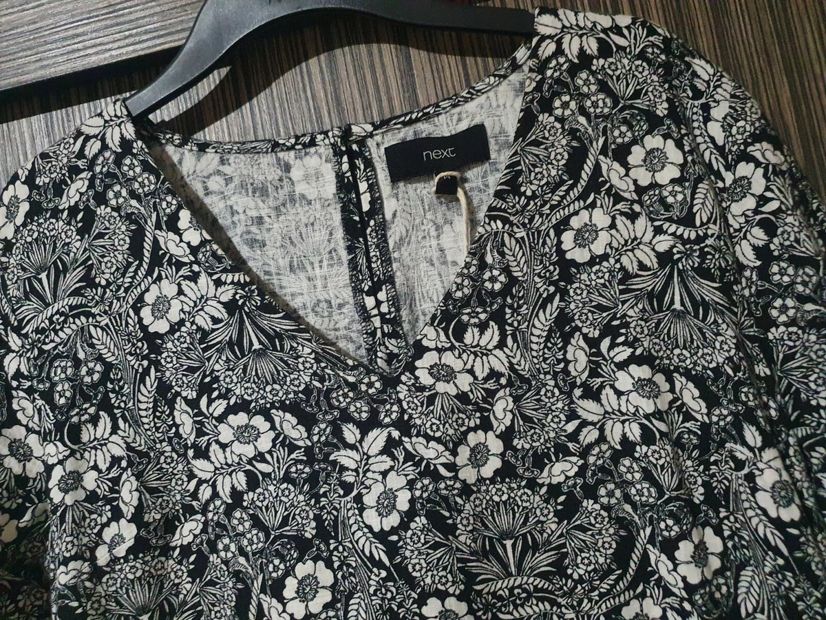 Ebay next best sale linen dress