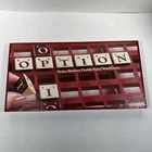 Option Vintage Double Sided Word Board Game Parker Brothers 1983 Complete NIOB