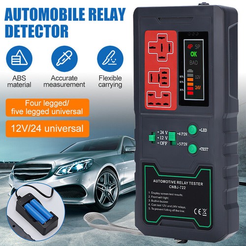 Car 12V/24V Relay Tester Auto Diagnostic Tools Electronic Relay Tester AU R3I8 - Picture 3 of 12