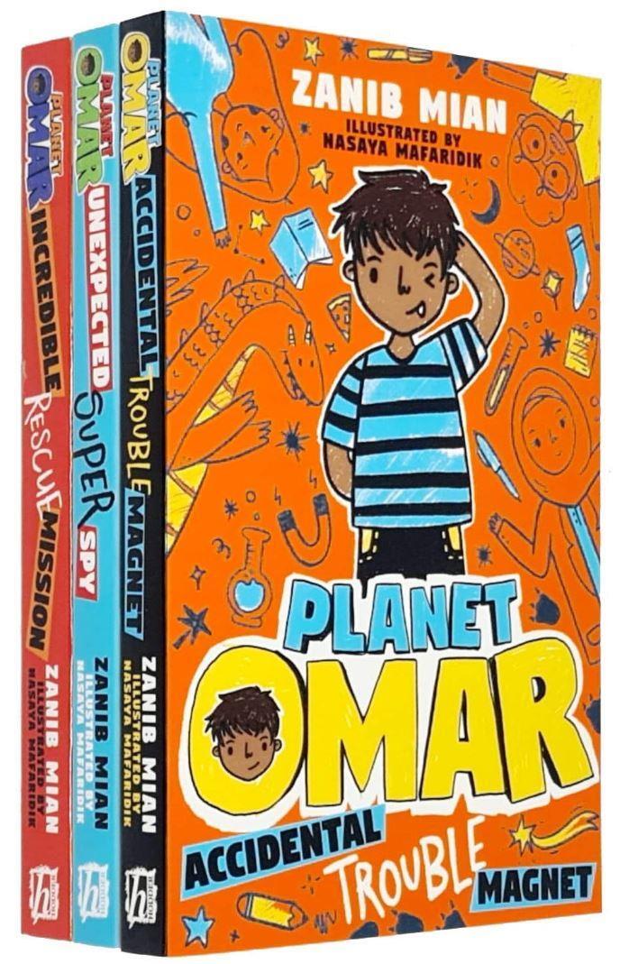 Planet Omar Series 3 Books Collection New Book, Zanib Mian, Pape