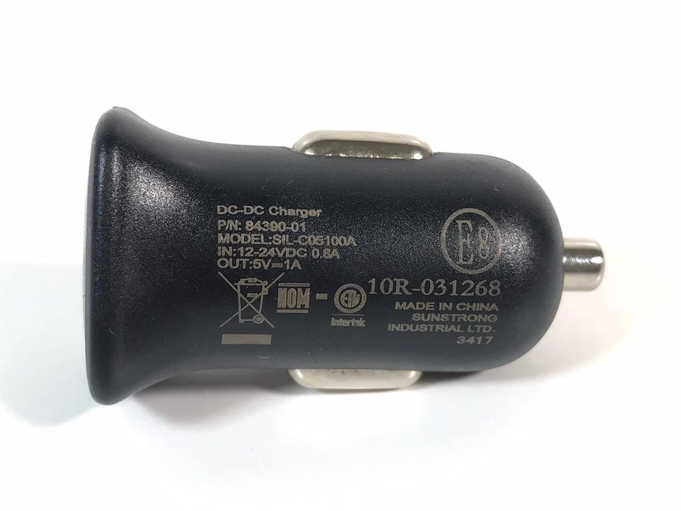 Cargador de coche rápido USB Plantronics 84390-01 12-24VDC 0,8A SIL-C05100A Foto 3 de 4