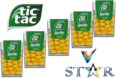 Tic Tac Variety Flavours Sweets 5 x 18g Lime,Orange, Mint,Fruit