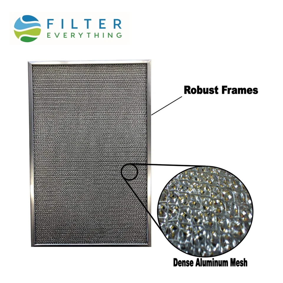 Replacement Aluminum Filter- 9-7/8 x 19-7/8 X 3/8 - Compatible with Honeywell - Image 2 of 4