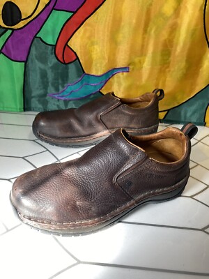 RED WING Model 6702 Brown Leather Steel Toe Slip On Work  display picture 2
