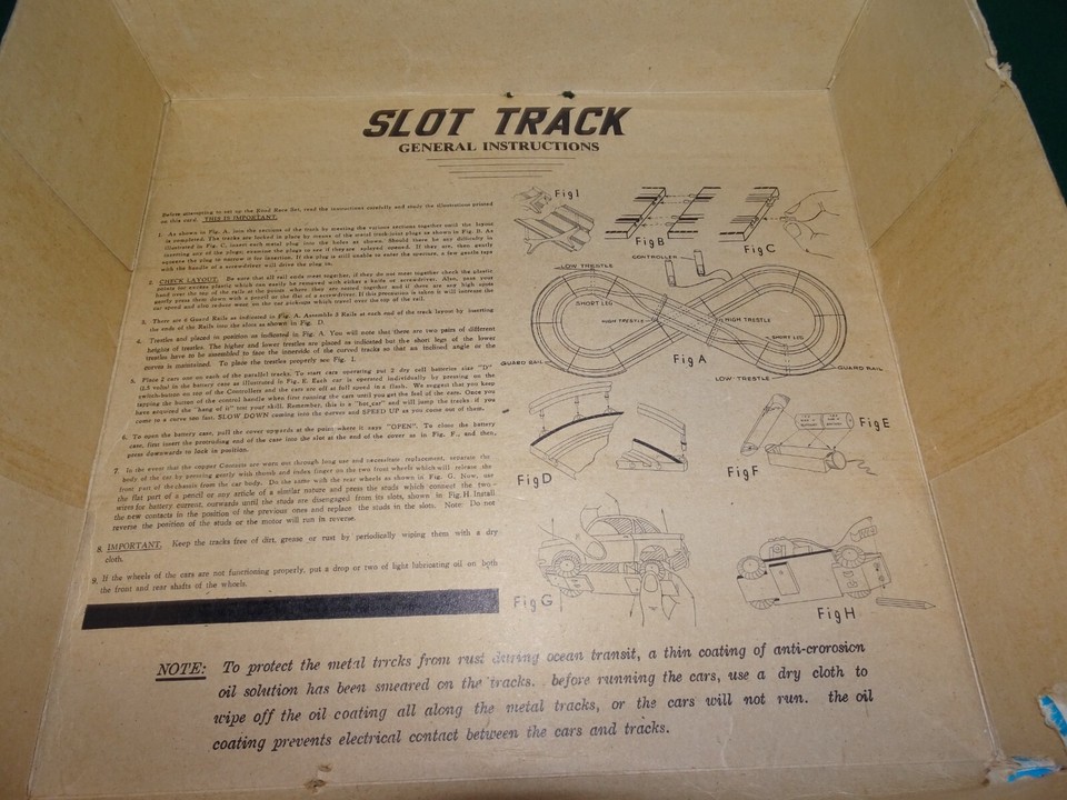 RPM Slot Track Road Race Set ~ Slot Cars ~ 5 Cars Extra Parts sold as ...