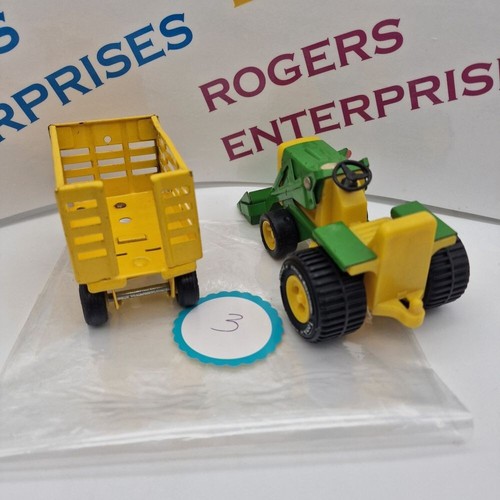 Choose 1970s Tiny Tonka Tractor And Trailers Various Colour Combinations - Picture 11 of 68