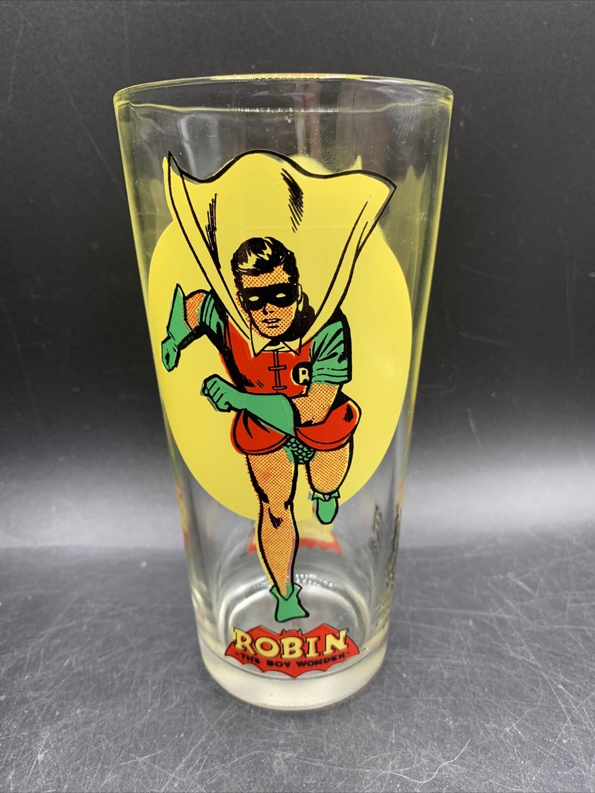 1978 DC COMICS batman and robin boy wonder robin pepsi glass