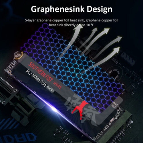 M.2 NVMe PCIe3.0 2280 SSD Internal Solid State Drive Useful for Desktop Laptop - Zdjęcie 11 z 21