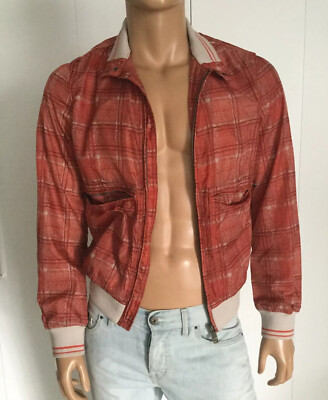 Love Moschino Men's Light Weight Rain Jacket Size USA 32 IT 48