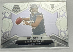 Caleb Williams-2024 Panini Mosaic - NFL Debut #289 Silver Prizm (RC)
