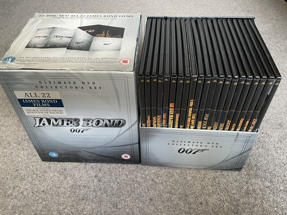 ディスク18のみ欠品】DVD-BOX「007 製作40周年記念限定BOX The James 