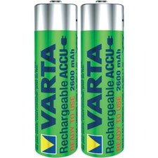 Varta 5716101402 NiMH AA 1.2V 2600 mAh Ready 2 Use Photo Rechargeable Packs of 2 17.49 per battery