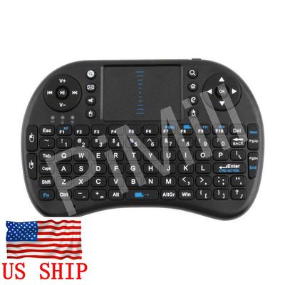 Black Mini 2.4GHz Wireless Keyboard Touchpad Mouse for Raspberry Pi US