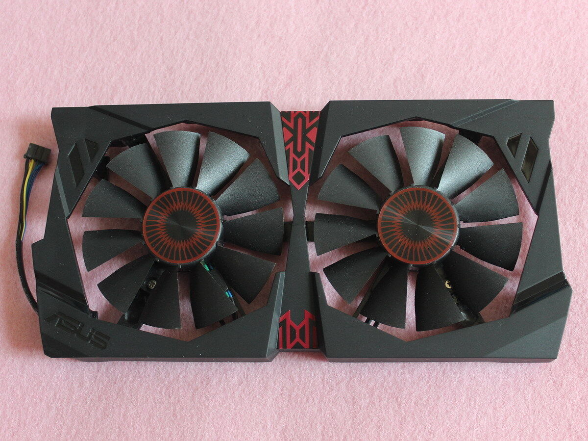 ASUS STRIX GeForce GTX 750Ti Video Card Fan Replacement with Bracket 4Pin  R206