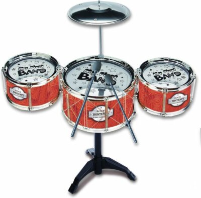 Kids RockStar Drum Set Tabletop Drummer Musical Instrument Jazz