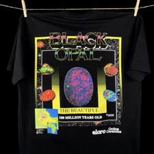 Small Uncut Gems A24 x Online Ceramics Black Opal T Shirt tee S RARE OOS NEW
